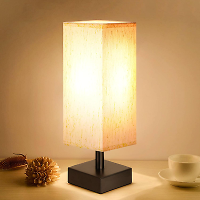 #ad Small Table Lamp for Bedroom Bedside Lamps for Nightstand Minimalist Night St $20.68