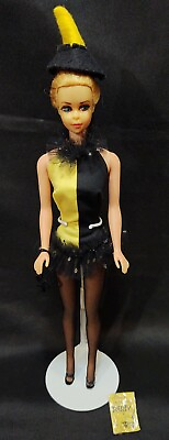 #ad VTG Barbie Truly Scrumptious Doll 1968 Straight Legged Mattel Masquerade Outfit $249.99