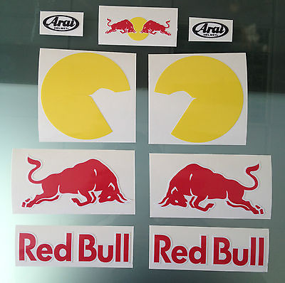 #ad Dani Pedrosa Race Helmet Decal Stickers Complete Sticker kit for Arai RX 7 GP GBP 17.50