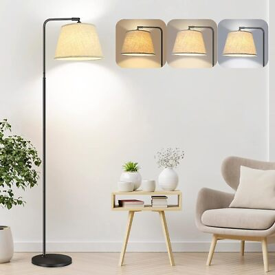 #ad Floor Lamp with 3 Color Temperatures for Living Room Bedroom Office 12W LED $44.15