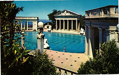 #ad Hearst Mansion San Simeon California Posted 1965 Antique Postcard $4.91