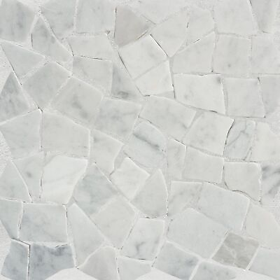 #ad Mosaic Carrara Random Mosaic Wall amp; Floor Tile $13.01 SqFt $58.55