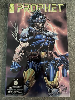 #ad Liefeld Signed Robservations RARE PROPHET REMASTERED 1 Finch Metal Cover Variant $79.99