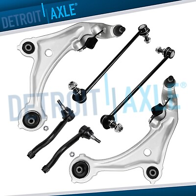 #ad Front Lower Control Arms Sway Bars Outer Tie Rods for 2009 12 Nissan Murano FWD $163.12