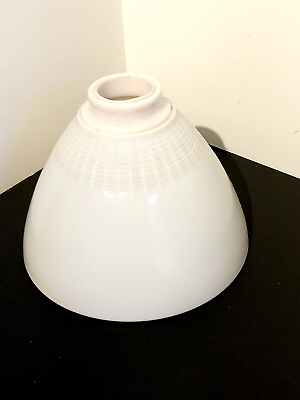 #ad Antique Milk Glass Torciere Large Floor Lamp Shade $25.00