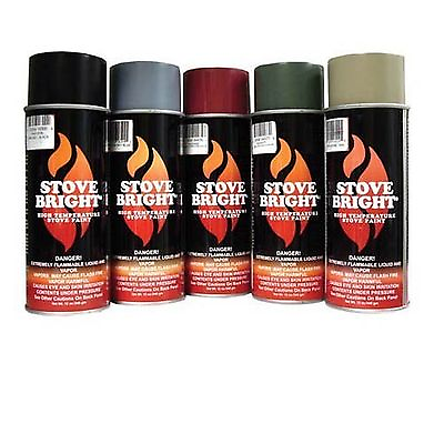 #ad Stove Bright High Temperature Stove Chimney amp; Fireplace Paint 12oz. Aerosol Can $23.99