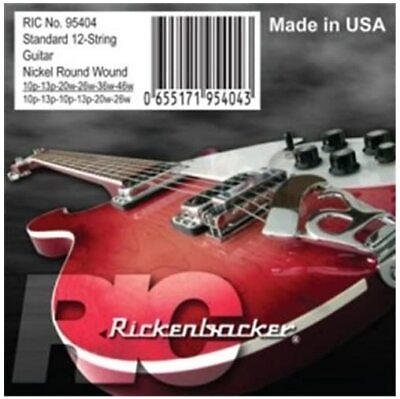 #ad Rickenbacker Compressed Round Wound 12 String Guitar Strings $24.99