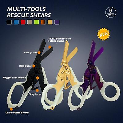 #ad New Scissors Raptors Shears Tactical Folding Multifunction Mini Portable Tool $24.99