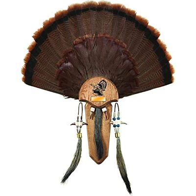 #ad Easy To Assemble Trophy Mount H.S. Strut Three Beard Mounting Plaque Brown $37.37