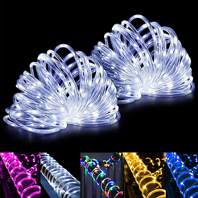 #ad LED Rope Lights Battery Operated String Light 5M 50 LEDs Waterproof Fairy Lights $66.14