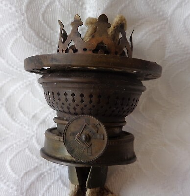 #ad DEALER RITA Antique oil lamp lighter latern brass cooper $50.00