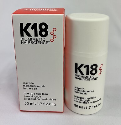 #ad K18 Leave In Molecular Repair Hair Mask Biomimetic Hairscience 50 ml 1.7 oz $19.99