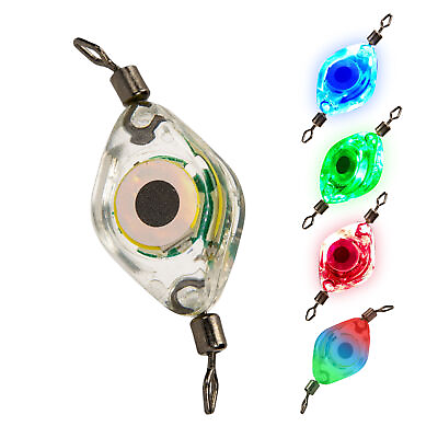 #ad Mini Fishing Lure Light LED Deep Drop Underwater Eye Shape Fishing Bait $7.81