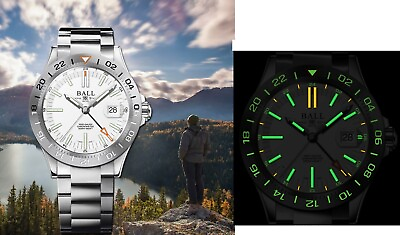 #ad new Ball Ø40mm Engineer III Outlier DG9000B S1C WH COSC GMT limited 1000pc $2990.00