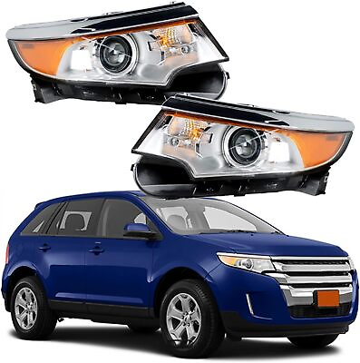 #ad Headlights Assembly Projector Lamp for 2011 14 Ford Edge SE SEL Limited OE Style $289.79