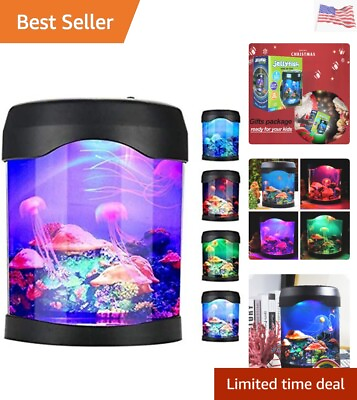#ad USB Jellyfish Lamps Electric Aquarium Tank Ocean Night Lights LED Jelly Fish... $40.99