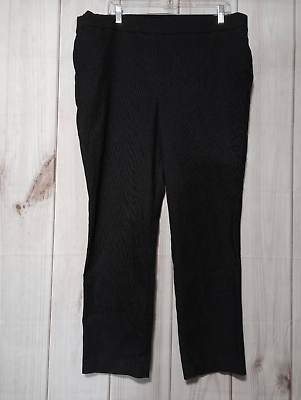 #ad Hilary Radley Pants Ladies XXL Black Pull On #Office $20.00