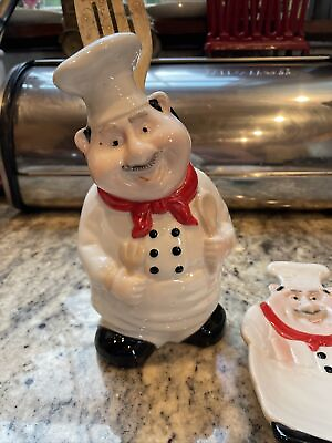 #ad Fat Chef Vintage Utensil Holder And Spoon Rest $56.00