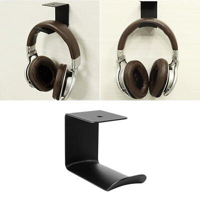 #ad Headphone Stand Holder Metal Under Desk Headset Hanger Storage Rack Universal $10.63