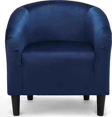 #ad Velvet Accent Chair Modern Club Chair Upholstered Armchair with Solid Legs Comf $141.99