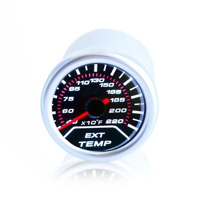 #ad Jdm Sport Exhaust Temperature Gauge Egt Led Indicator Smoke Lens 2quot; 52mm $27.53