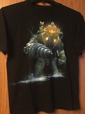 #ad Bioshock 2 Computer Game Black Shirt No Tag $45.00