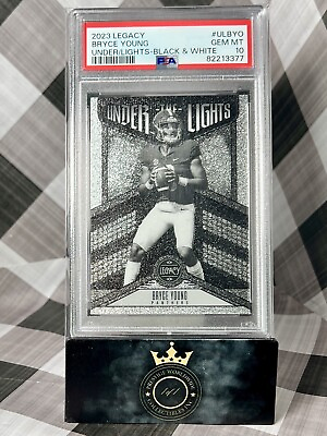 #ad Bryce Young 2023 Legacy Under The Lights Rookie Black amp; White #UL BYO PSA 10 CAR $265.46