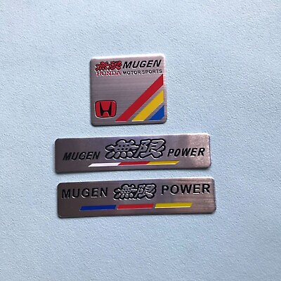 #ad New Emblem Mugen Honda Power Emblem Aluminum Badge JDM $14.99