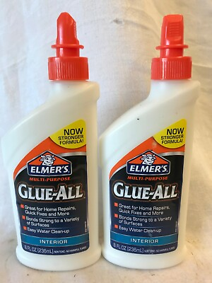 #ad Multi Purpose Glue Elmer#x27;s All Interior Lot of 2 8 oz $8.95