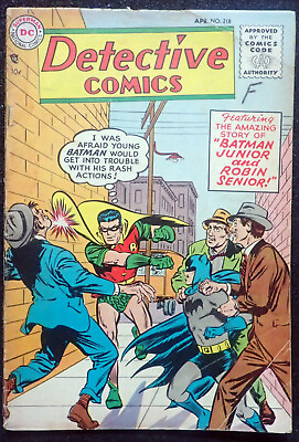#ad Detective Comics #218 🔥 BATMAN and ROBIN GOLDEN AGE🔥 1955 Complete Unrestored $169.00