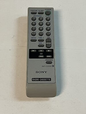 #ad SONY RMT CS350A Portable Stereo Remote Control for CFD S350 PRE OWNED amp; TESTED $7.78