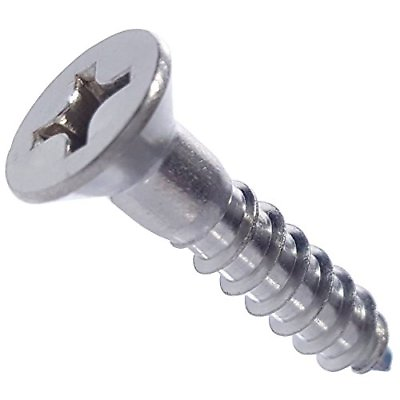 #ad #8 x 3 4quot; Phillips Flat Head Wood Screws 316 Marine Stainless Steel Qty 25 $9.32