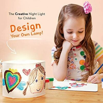 #ad DIY CHILD DIMMER TABLE LAMP CHILD ARTWORK DISPLAY NIGHTSTAND FOR BEDSIDE $29.95