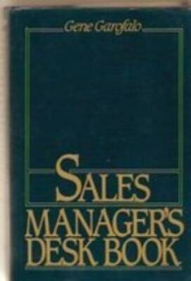 #ad Sales Managers Desk Book Hardcover By Garofalo Gene GOOD $5.59