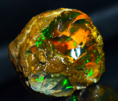 #ad Red Opal Rough 47.70 Carat Natural Ethiopian Opal Raw Welo Opal Gemstone. $38.40