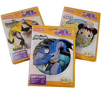 #ad Fisher Price iXL Learning System Software The PenguinsBatman amp; Ni Hao Kai lan $17.95