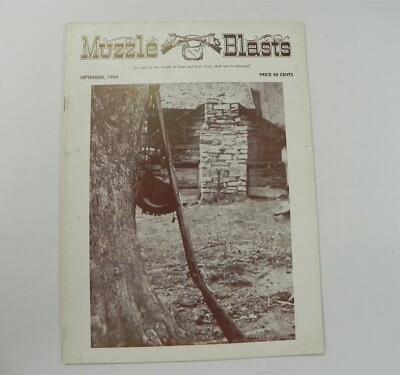 #ad MUZZLE BLASTS MAGAZINE SEPTEMBER 1964 *IN VERY GOOD CONDTION* $4.88