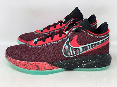 #ad Nike Lebron XX 20 Night Maroon Sneakers Size 6Y 7.5W FB8974 600 $159.99