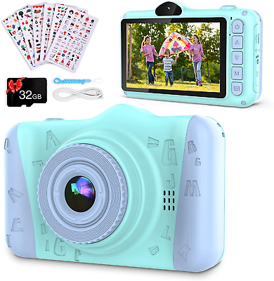 #ad Kids Camera No Games 12MP 1080P Digital Camera for Kids 3 10 Year Olds with 3.5 $54.36