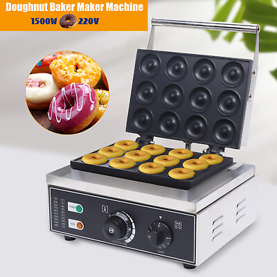 #ad 1.5kw Electric Donut Baker Making Machine Donut Maker Household Commercial $128.68