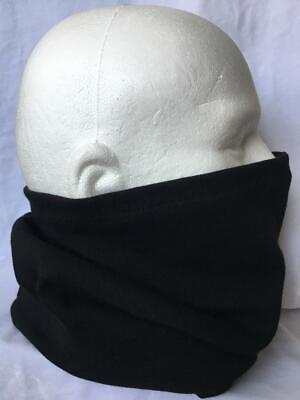#ad Cotton Face shield Neck Gaiter face mask Buff Face covering Black $19.99
