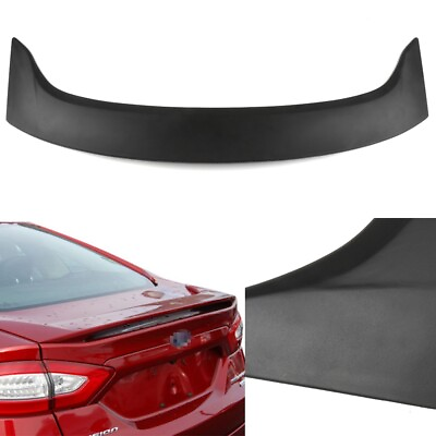 #ad Rear Trunk Spoiler Wing Matte Black For 2013 2018 Ford Fusion Sedan ABS Style $48.56
