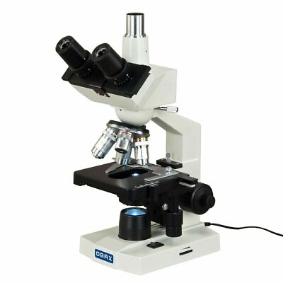 #ad OMAX 40X 2500X LED Trinocular Lab Compound Microscope 4 Camera Options $348.99