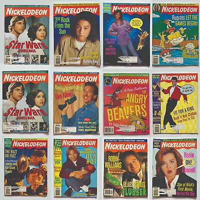 #ad Vintage Nickelodeon Magazine Lot 12 Issues 1996 amp; 1997 Your 90s Favorites $229.00