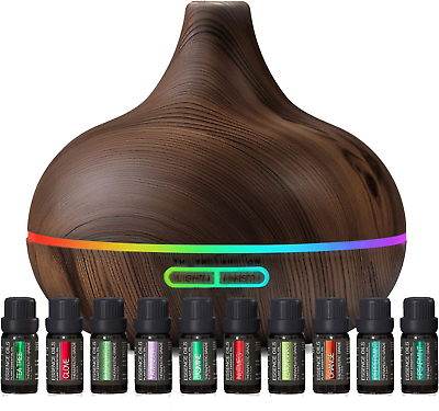 #ad Ultimate Aromatherapy Diffuser amp; Essential Oil Set Ultrasonic Diffuser 300ml $27.99