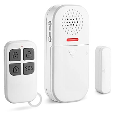 #ad 130dB Loud Door Alarm Adjustable Volume 5 Feature Modes Door Alarms for Kids... $36.33
