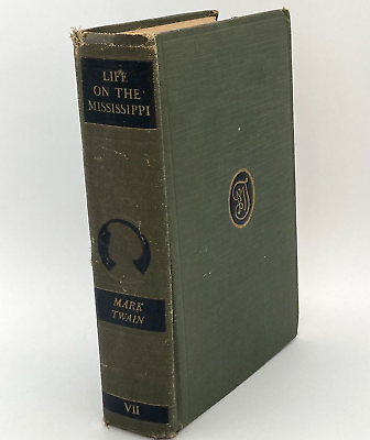 #ad Antique 1917 Life On The Mississippi Mark Twain Harper amp; Bros New York HC Book $16.68