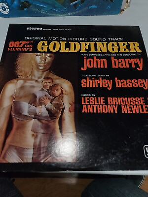 #ad Goldfinger Original Motion Picture Soundtrack Vinyl LP John Barry vg $5.00