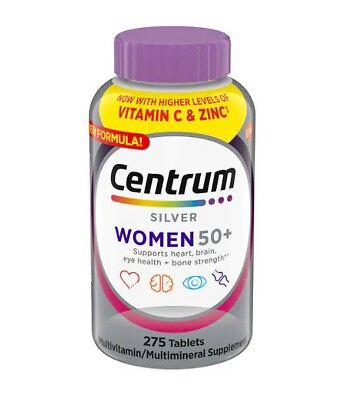 #ad Centrum Silver Women 50 Multivitamin 275 Tablets exp : 2024 06 $22.99