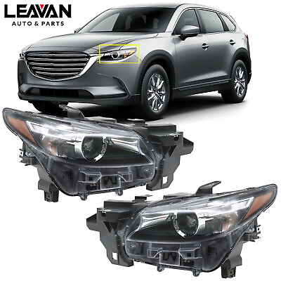 #ad LED Headlight W O AFS Leftamp;Right Side Pair Assembly For Mazda CX 9 CX9 2016 2020 $510.99